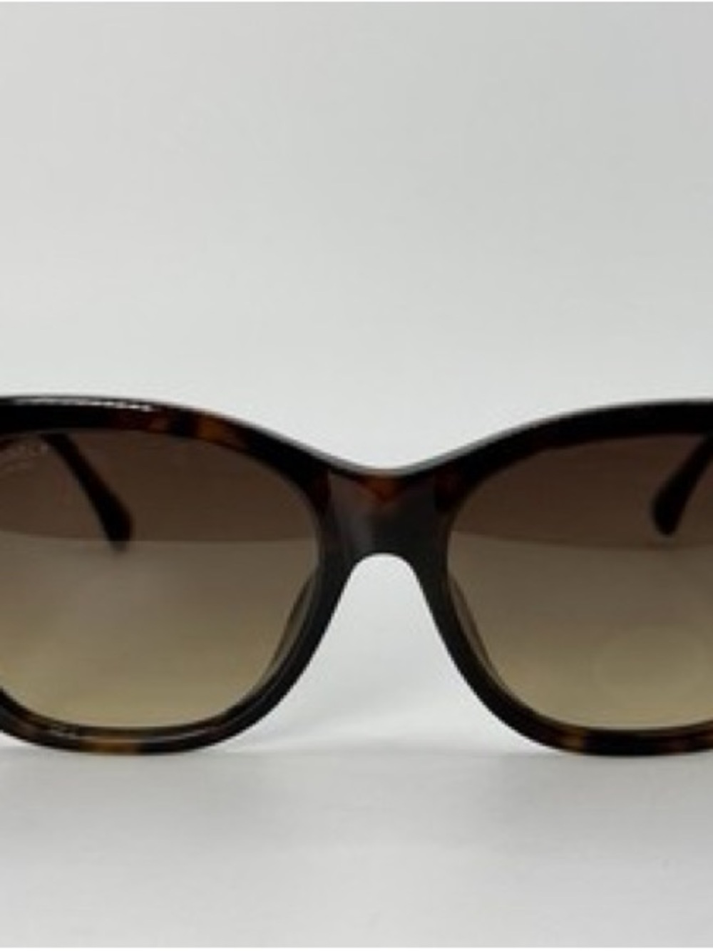 Chanel Tortoiseshell Women's Sunglasses - Brown Gradient Lenses - Picture 2 of 6